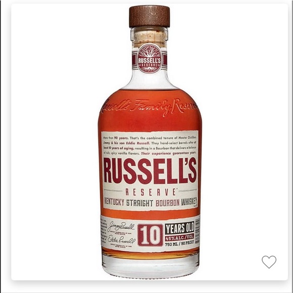 Ladies Russels Reserve Bourbon promotional Grey V Neck T Shirt Sz. L - Picture 6 of 6